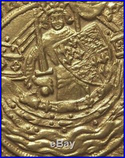 Medieval Gold Noble Coin Edward III 1356-61 4th Issue Pre-Treaty 7.71 Gram