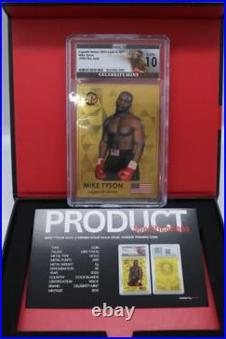 Mike Tyson 2023 Cook Is. 0.5g Solid Gold Legal Tender Trading Coin Proof 10