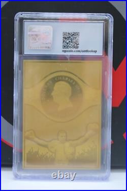 Mike Tyson 2023 Cook Is. 0.5g Solid Gold Legal Tender Trading Coin Proof 10