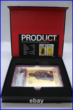 Mike Tyson 2023 Cook Is. 0.5g Solid Gold Legal Tender Trading Coin Proof 10