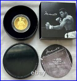 Muhammad Ali 1 OZ PURE SOLID GOLD COIN Boxing Only 100 Minted