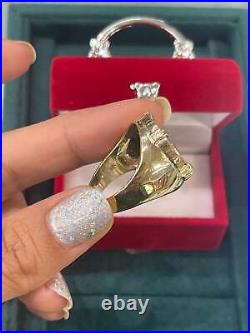 NUESTRA SENORA DE ATOCHA SILVER COIN RING IN 14k SOLID REAL GOLD BEZEL AND BAND NUESTRA SENORA DE ATOCHA SILVER COIN RING IN 14k SOLID REAL GOLD BEZEL AND BAND