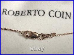 NWT $1950 Roberto Coin Amphibole Black Jade 18K Rose Gold Necklace