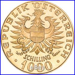 ON SALE! 1000 Schilling Austrian Gold Coin (AU)