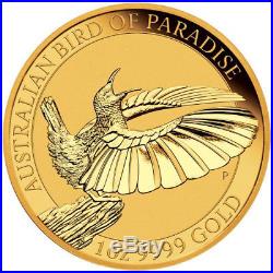 ON SALE! 2018 1 oz Australian Gold Bird Of Paradise Coin (BU)