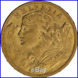 ON SALE! 20 Francs Swiss Gold Coin Helvetia (BU)