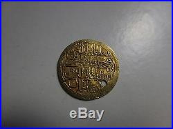 ORIGINAL ANTIQUE OTTOMAN GOLD TURKEY ISLAMIC COIN Selim III Zeri Mahmbub 1.1gram