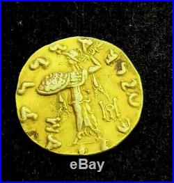 Original Ancient Roman Emporer Caesar God Jupiter Solid Gold 18K GOLD Coin