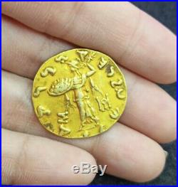 Original Ancient Roman Emporer Caesar God Jupiter Solid Gold 18K GOLD Coin