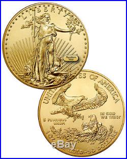 RANDOM DATE 1 Troy Oz Gold American Eagle $50 Coin - SKU26177