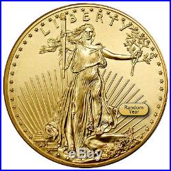 RANDOM DATE 1 Troy Oz Gold American Eagle $50 Coin - SKU26177
