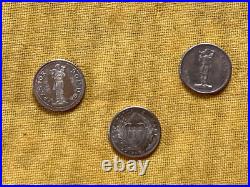 RARE VINTAGE LOT 8K Solid Gold COIN N. 3 miniature Pope & St. Marino RARE VINTAGE LOT 8K Solid Gold COIN N. 3 miniature Pope & St. Marino