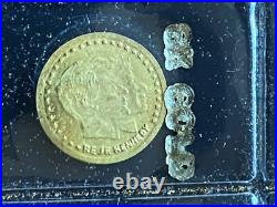 RARE VINTAGE LOT 8K Solid Gold COIN N. 6 miniature Gold coins Pope SPECIAL RARE VINTAGE LOT 8K Solid Gold COIN N. 6 miniature Gold coins Pope SPECIAL