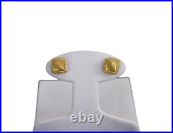 ROBERTO COIN PALAZZO DUCALE 18K YELLOW GOLD STUD Earrings