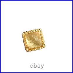 ROBERTO COIN PALAZZO DUCALE 18K YELLOW GOLD STUD Earrings