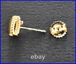 ROBERTO COIN PALAZZO DUCALE 18K YELLOW GOLD STUD Earrings