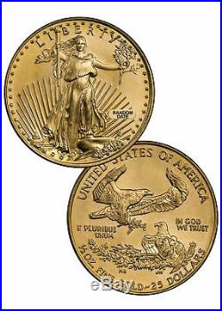 Random Date 1/2 Troy oz Gold American Eagle $25 Coin SKU26121