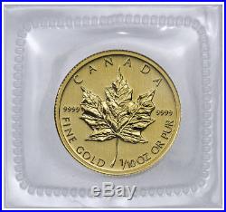 Random Date Canada 1/10 Troy oz. 9999 Fine Gold Maple Leaf $5 Coin SKU31549