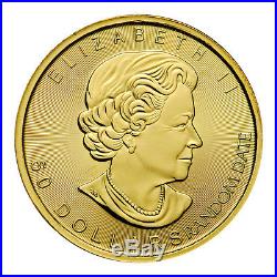 Random Date Canada 1 Troy Oz. 9999 Gold Maple Leaf $50 Coin SKU26124