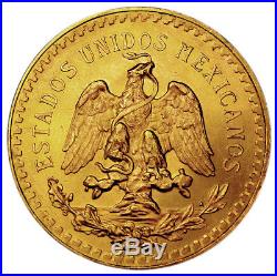 Random Date Mexico 1.2057 Troy Ounce AGW Gold 50 Pesos Coin SKU30890