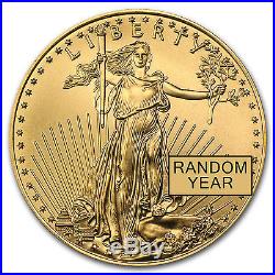 Random Year 1 oz Gold American Eagle Coin BU SKU #84672