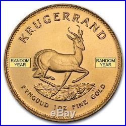 Random Year 1 oz Gold South African Krugerrand Coin