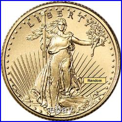 Random year 1/10 oz. $5.00 solid gold American Eagle #2