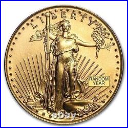 Random year 1/10 oz. $5.00 solid gold American Eagle #3