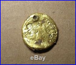 Rare Ancient Roman Republic Gold Fourrees coin, Barbarian 100-300AD Unique! #247