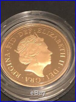 Rare Piedfort Double Sovereign 15.94g Solid Gold 2015 Scarce Year & Coin Invest
