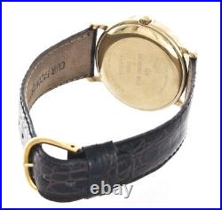 Raymond Weil Geneve 2809 Men's Automatic Gold Tone Watch Coin Bezel