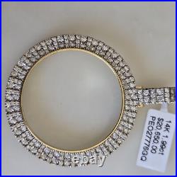 Real Diamond 14k solid gold 50 pesos centenario Coin Bezel Frame pendant Real Diamond 14k solid gold 50 pesos centenario Coin Bezel Frame pendant
