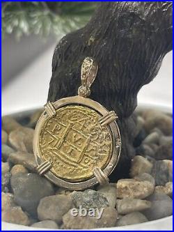 Replica 14k Solid Gold Atocha Coin Pendant