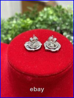 Replica ATOCHA Solid Silver Coin Stud Earrings Made From Atocha Silver