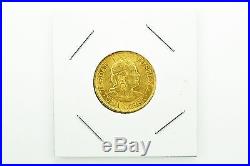 Republica Peruana Peru Libra Lima 1917 1 Una Libre Gold Coin