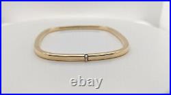 Roberto Coin 18K Yellow Gold Square Bangle Bracelet Box Included