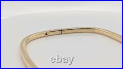 Roberto Coin 18K Yellow Gold Square Bangle Bracelet Box Included