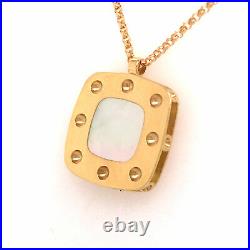 Roberto Coin 18K Yellow Gold Square Mother of Pearl Necklace