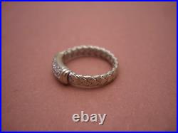 Roberto Coin 18k White Gold Diamond Woven Ring Roberto Coin 18k White Gold Diamond Woven Ring