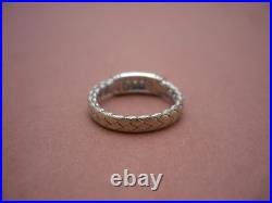Roberto Coin 18k White Gold Diamond Woven Ring Roberto Coin 18k White Gold Diamond Woven Ring