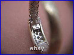 Roberto Coin 18k White Gold Diamond Woven Ring Roberto Coin 18k White Gold Diamond Woven Ring