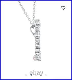 Roberto Coin 18k White Gold Tiny Treasures Diamond Palm Tree Pendant Necklace