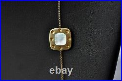 Roberto Coin Pois Moi MOP 6 Station 39 Necklace 18K Yellow Gold $4300 New Sale