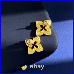 Roberto Coin VENETIAN PRINCESS 18k Yellow Gold Brushed Earrings- Small Roberto Coin VENETIAN PRINCESS 18k Yellow Gold Brushed Earrings- Small