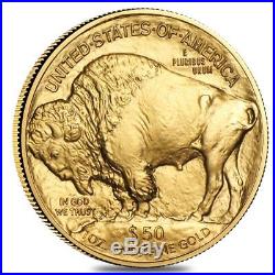 Roll of 20 1 oz Gold American Buffalo $50 Coin BU (Random Year)