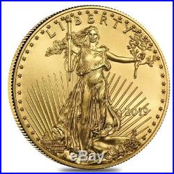 Roll of 40 2019 1/4 oz Gold American Eagle $10 Coin BU (Lot, Tube of 40)