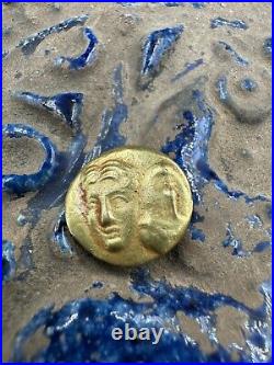 Roman emperor solid Greek gold coin