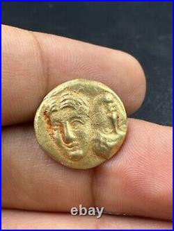 Roman emperor solid Greek gold coin