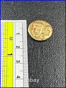 Roman emperor solid Greek gold coin