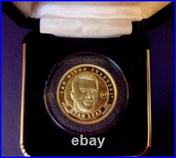 Ryan Leaf 1998 Pinnacle Mint Solid Pure. 999 24K Gold Coin 1/1 Ryan Leaf 1998 Pinnacle Mint Solid Pure. 999 24K Gold Coin 1/1